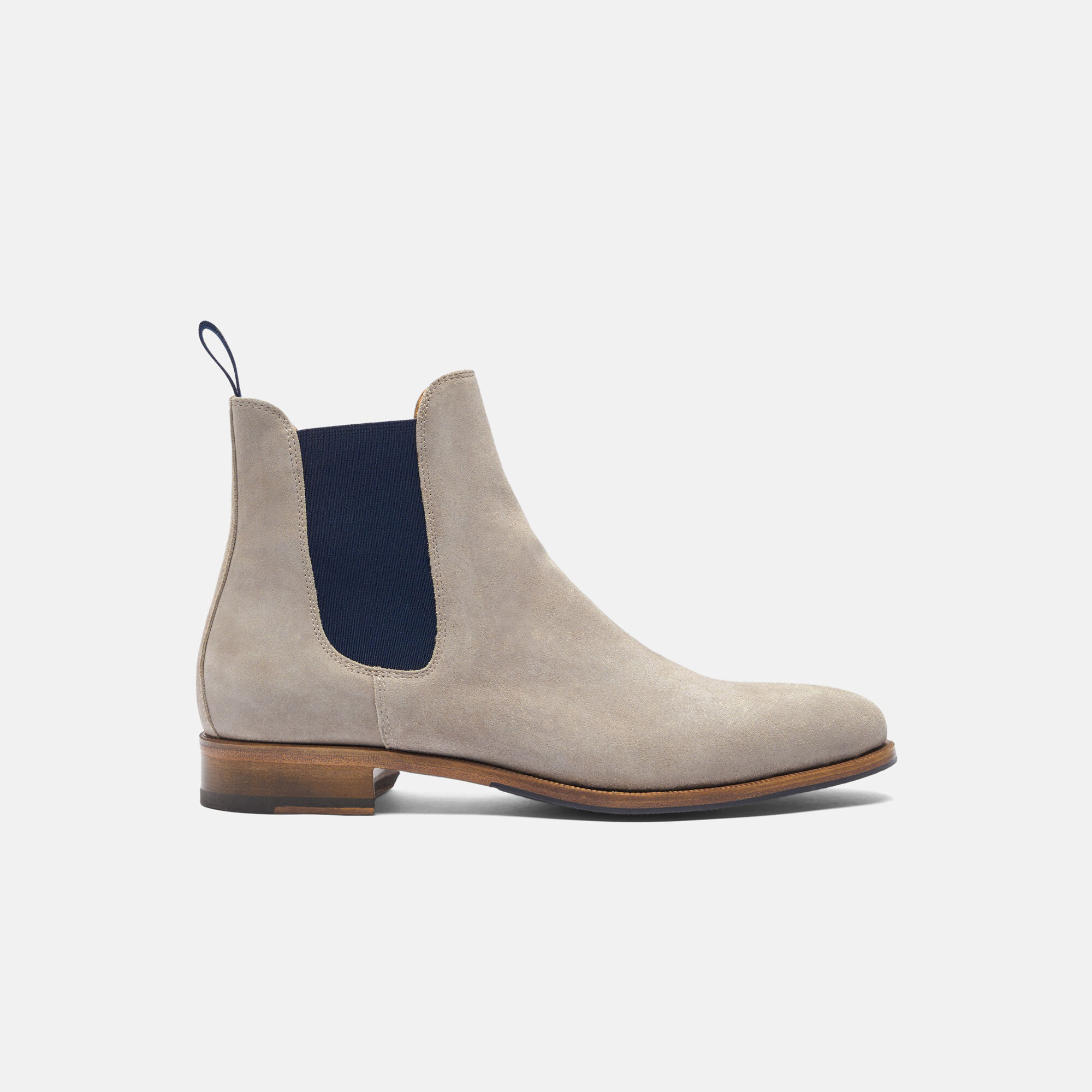 Giancarlo Taupe Chelsea Boots for Men Scarosso