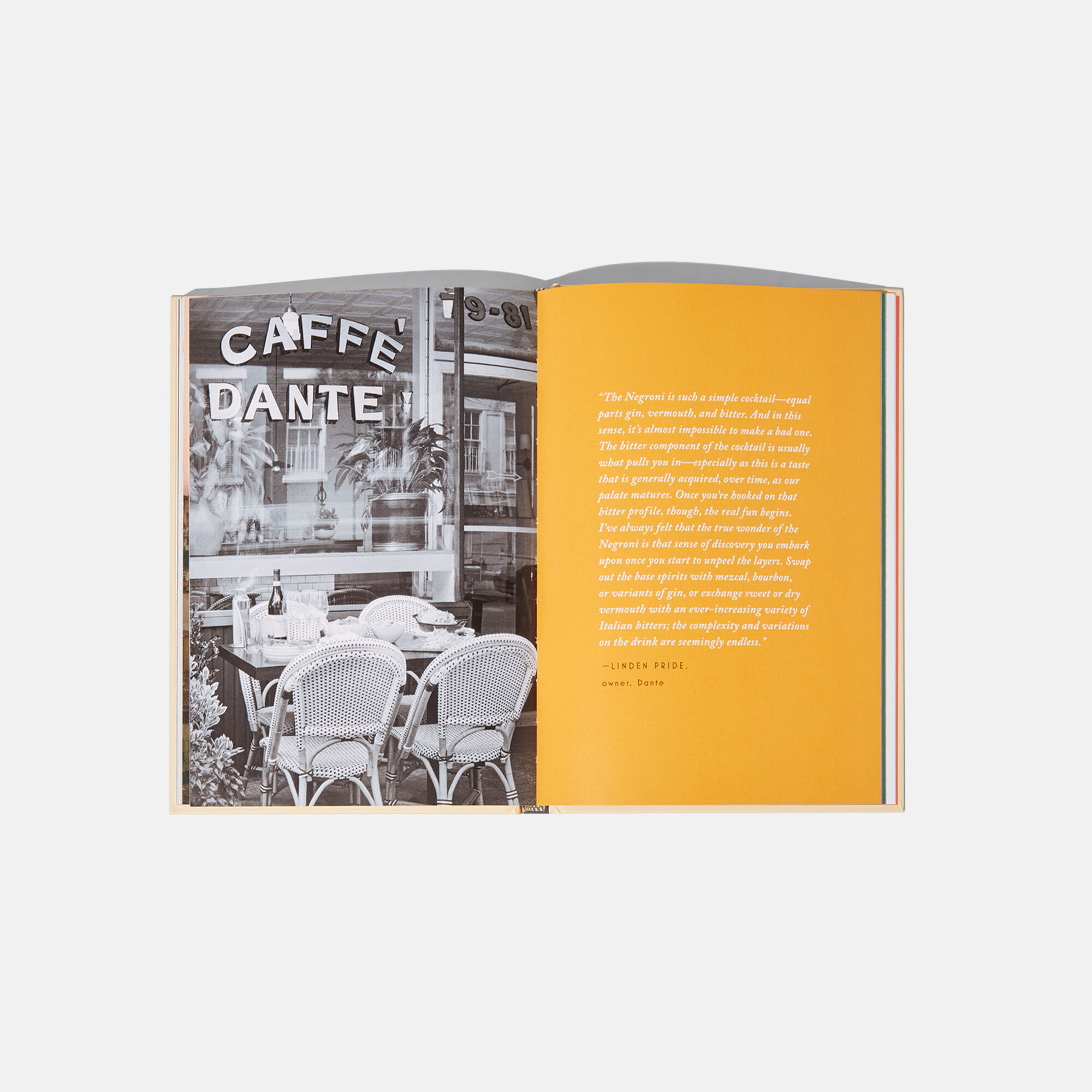 Scarosso The Negroni Negroni MATTBOOK