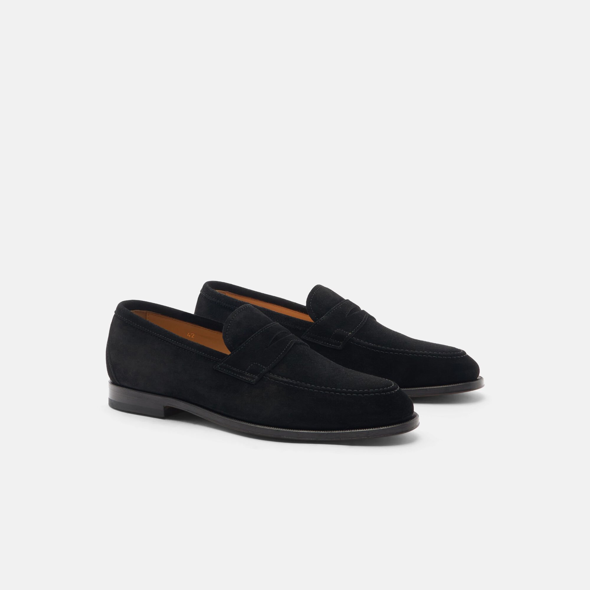 Scarosso Stefano Schwarz Veloursleder Schwarz - Veloursleder STEFANOLOAF