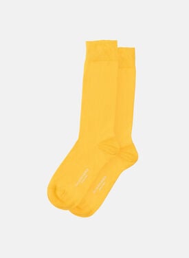 Scarosso Yellow Cotton Socks Yellow- Cotton COLOCOTTSOCK