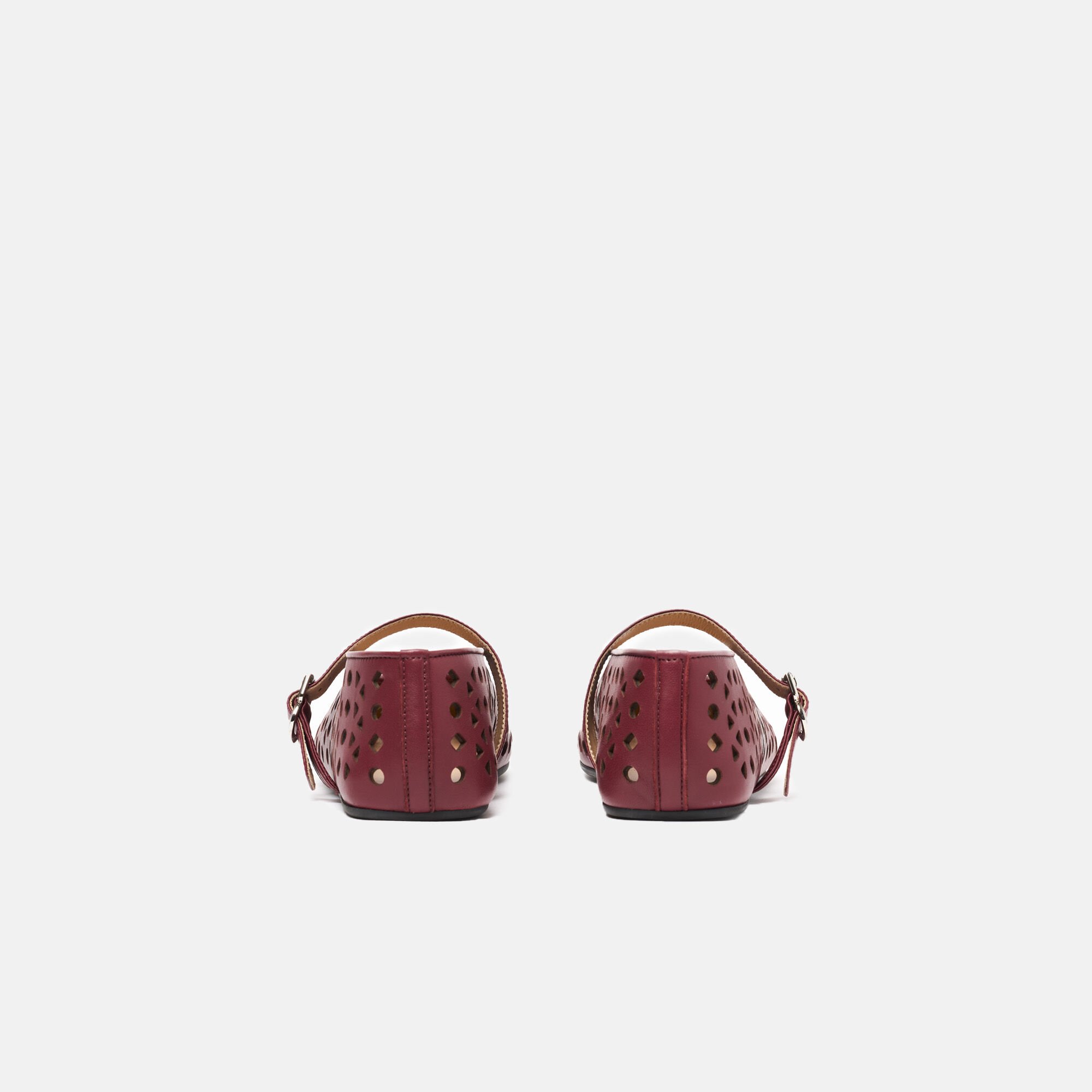Evelyn Burgundy Scarosso: Burgundy - Calf EVELYNBALL