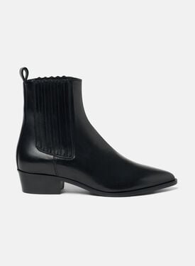 Olivia Black Scarosso: Black - Calf OLIVIARCHEL