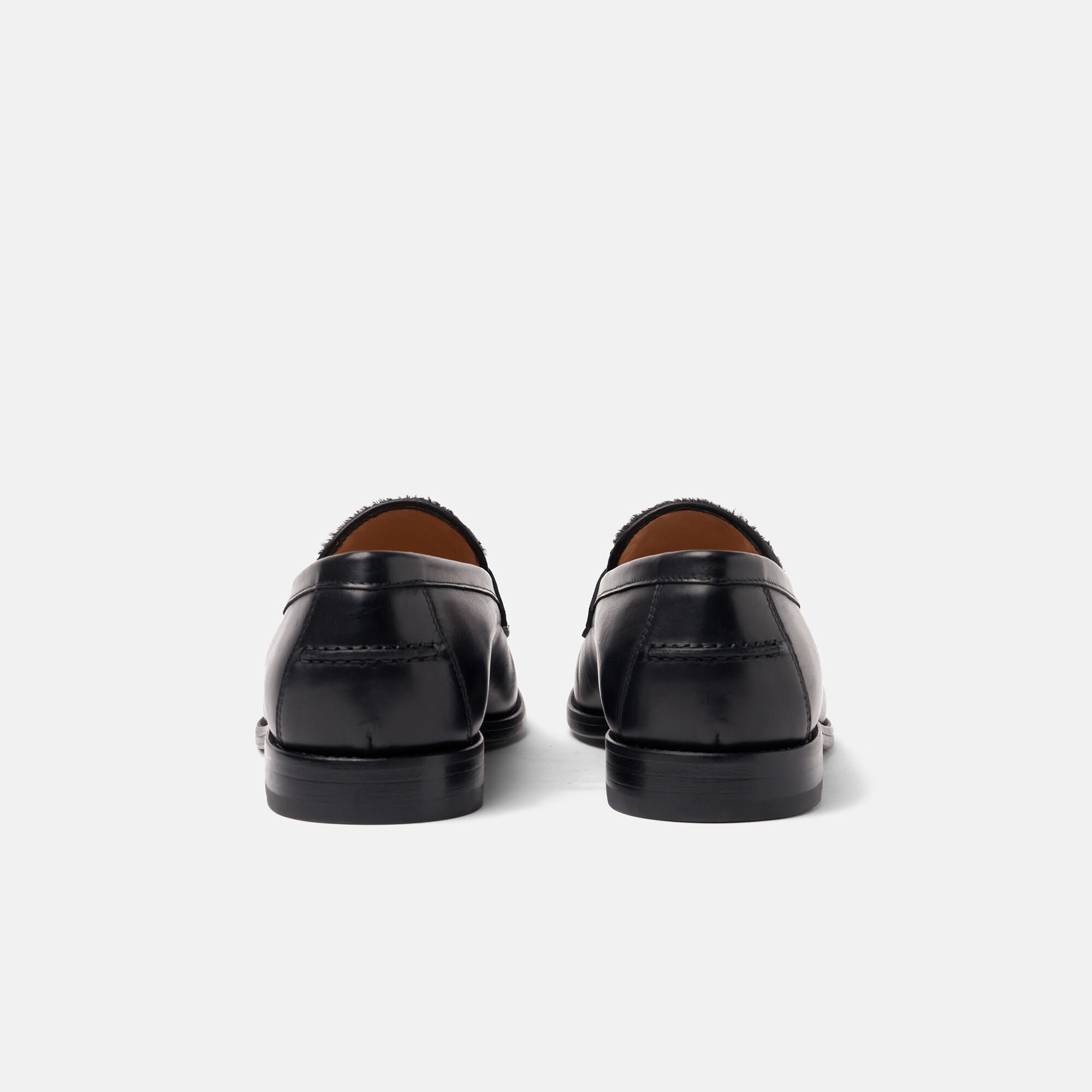 Scarosso Aaron Black Pony Black - Calf AARONLOAF