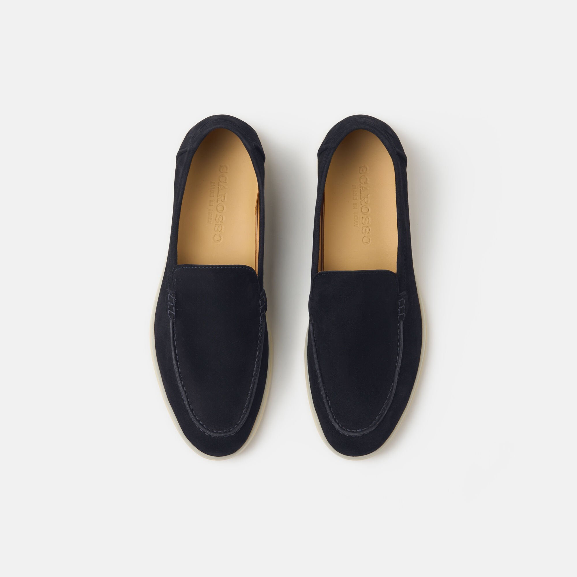 ${Category.displayName} Ludovica Premium Graphite Blue Scarosso: Bleu Graphite – Daim LUDOVICAPLOAF