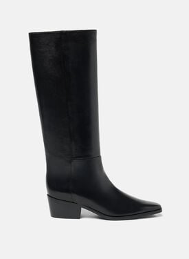 Ambrosia Black Scarosso: Black - Calf AMBROSIABOOT