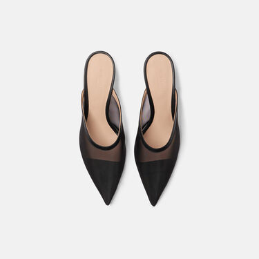 Scarosso Laura Schwarzes Mesh Schwarz - Mesh LAURAMULE