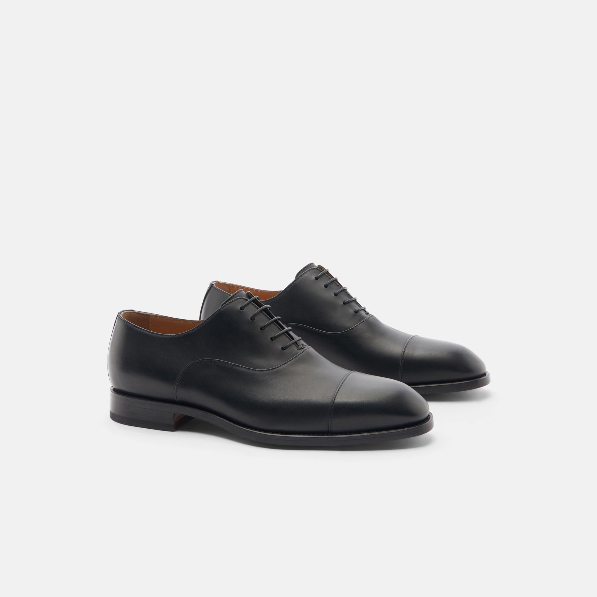 Scarosso Salvatore Noir Noir - Veau SALVATOREOXFO