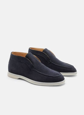 Leonardo Blue Suede Scarosso: Blue - Suede LEONARDOANKL