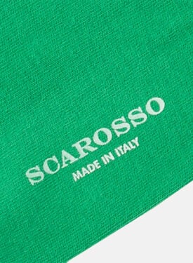 Bright Green Cotton Socks Scarosso: Bright Green - Cotton COLOCOTTSOCK