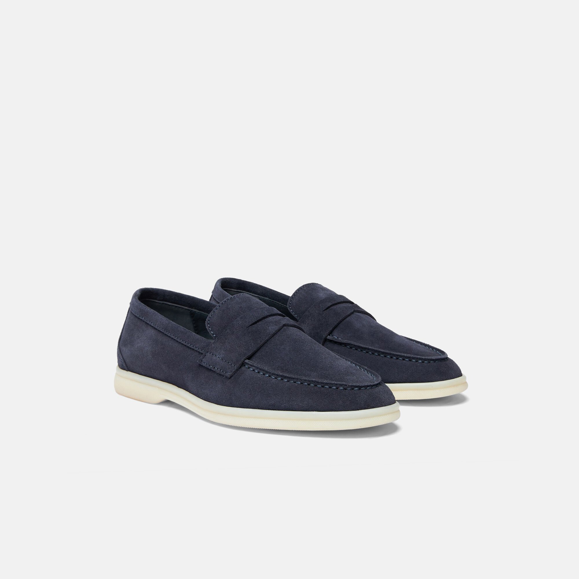 Scarosso Luciana Blau Veloursleder  Blau - Veloursleder LUCIANALOAF