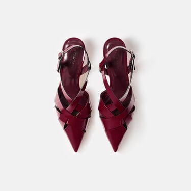 Scarosso Clio Burgundy Patent Burgundy - Patent CLIOPUMP
