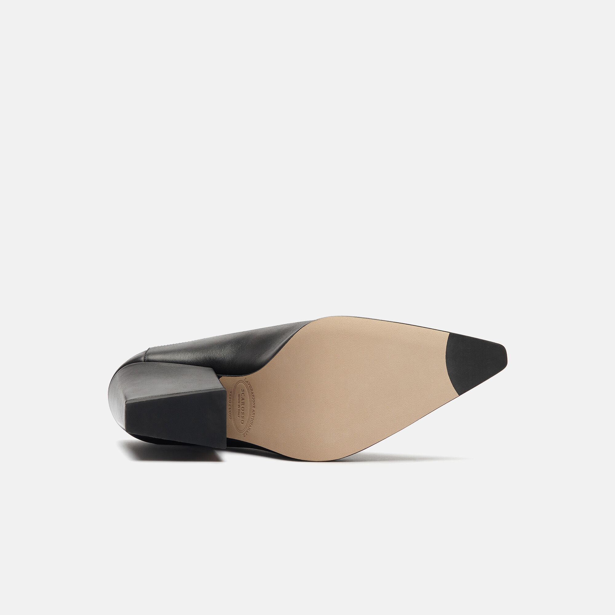 Scarosso Holly Schwarz Schwarz - Kalbsleder HOLLYMULE