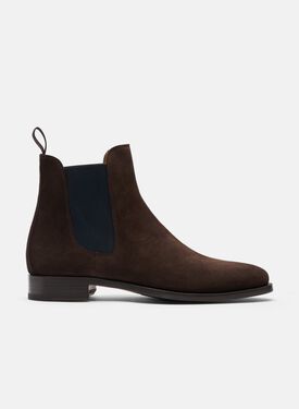Scarosso Giancarlo Dunkelbraun Veloursleder Braun - Veloursleder GIANCARLOCHEL