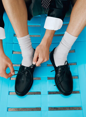 Morgan Black Scarosso: Black - Calf MORGANBOAT