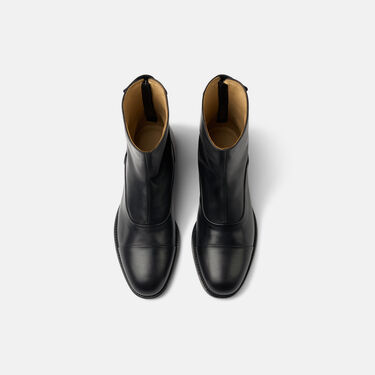 Basil Black Scarosso: Black - Calf BASILBOOT