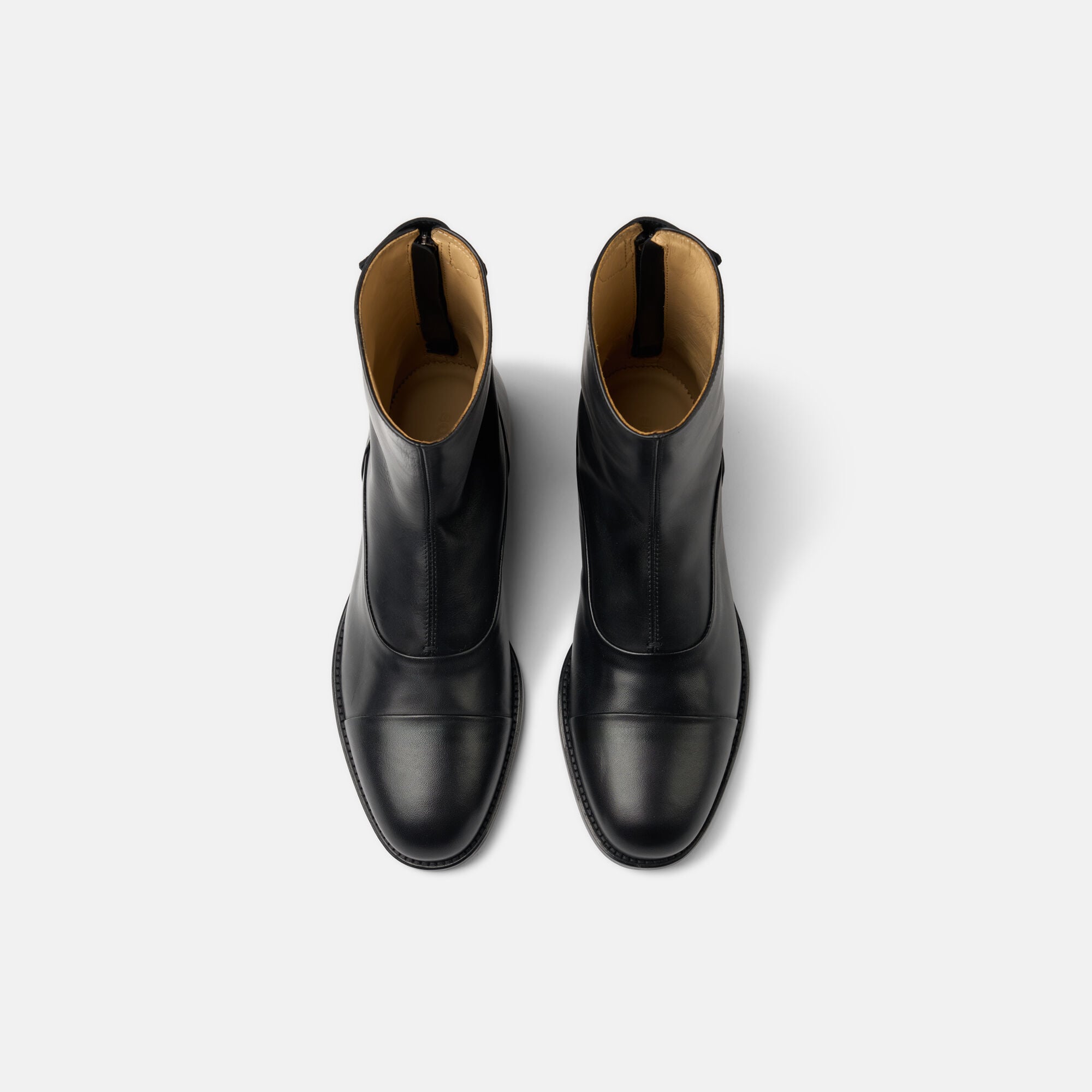 Basil Black Scarosso: Black - Calf BASILBOOT