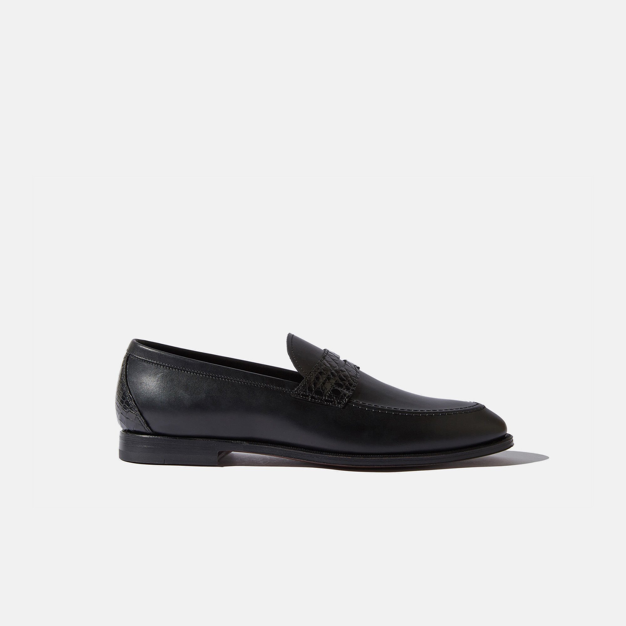 Scarosso Giorgio Black Black Calf GIORGIOLOAF