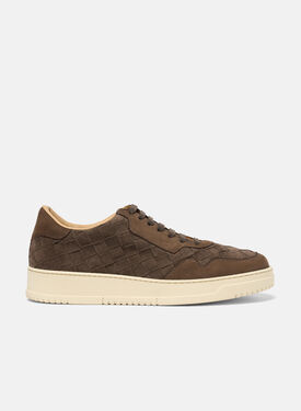 Alvise Brown Woven Scarosso: Brown - Suede ALVISESNEA
