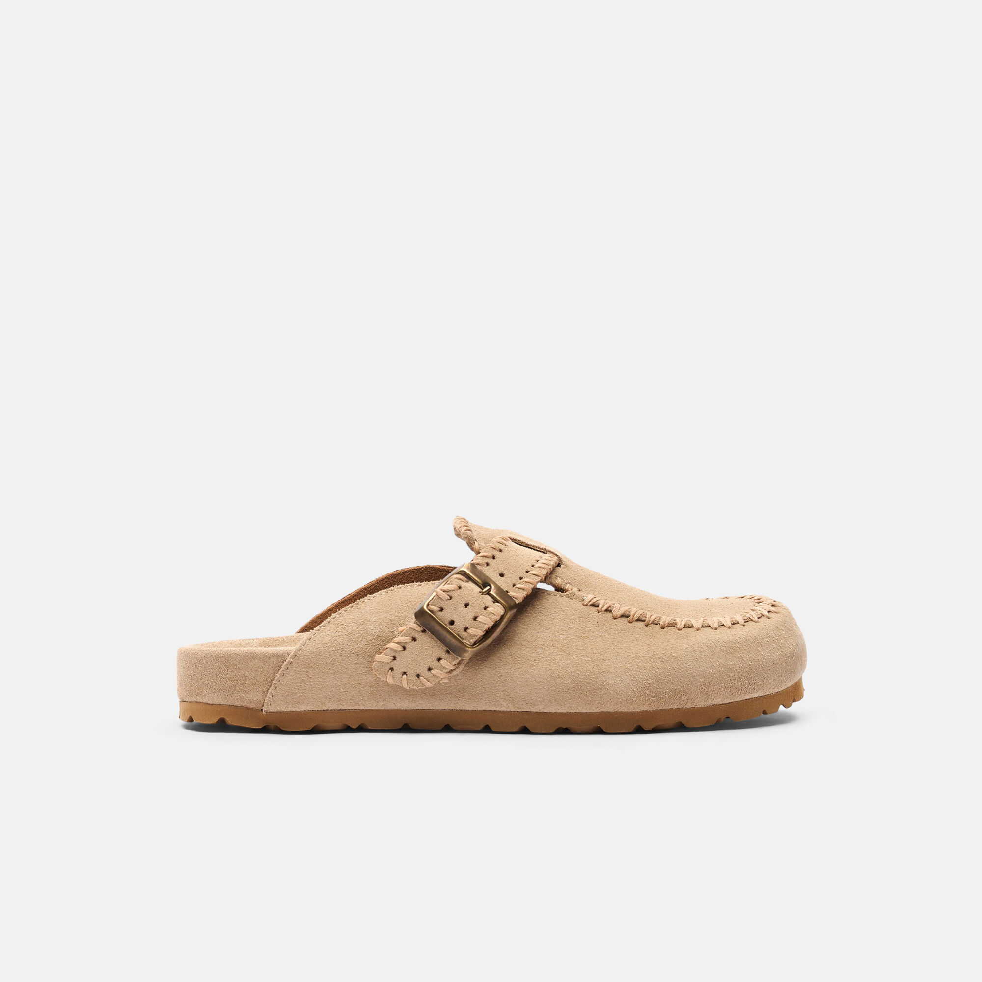 Scarosso Cheyenne Beige Beige - Veloursleder CHEYENNEMULE