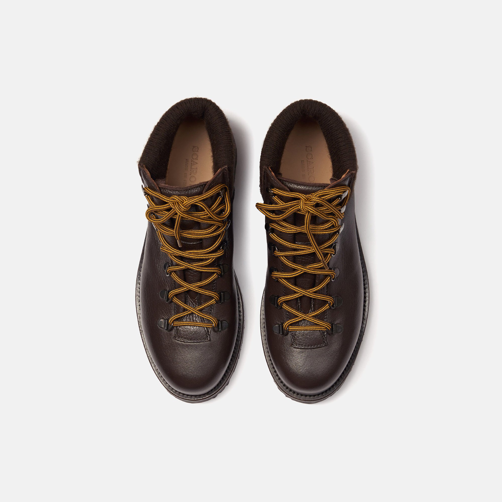 Scarosso Edmund Brown Wool Brown - Calf EDMUNDBOOT