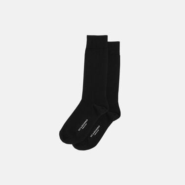 Scarosso Black Cotton Socks Black - Cotton COLOCOTTSOCK