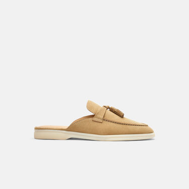 Scarosso Lucrezia Beige Suede Beige - Suede LUCREZIAMULE