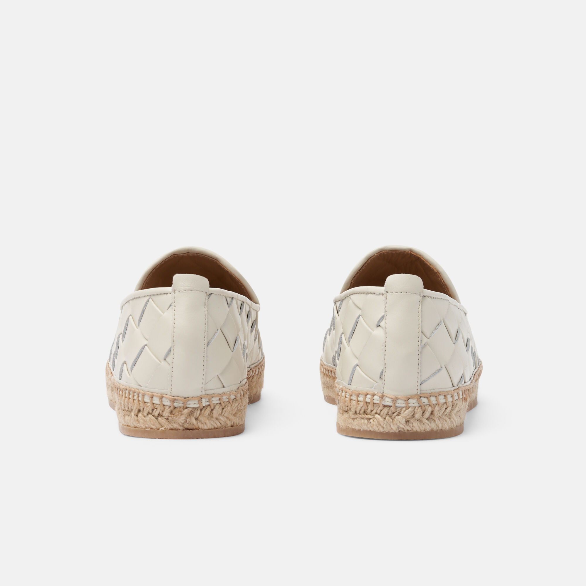 Scarosso Martina Off-White geflochten Off-White - Kalbsleder MARTINAESPA