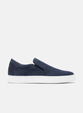 Scarosso Filippo Blue Suede Black - Calf LUCASNEA