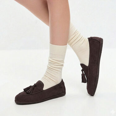 Anais Brown Suede Scarosso: Brown - Suede ANAISLOAF