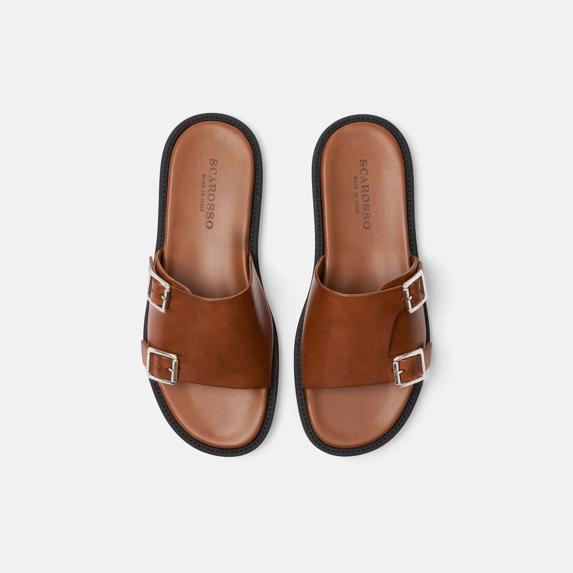 Scarosso Costantino Cognac Cognac - Kalbsleder COSTANTINOSAND
