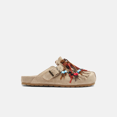 Scarosso Geo Beige Beige - Suede GEOMULE