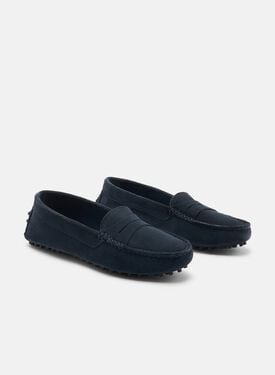 Ashley Blau Veloursleder Scarosso: Blau - Wildleder ASHLEYDRIV