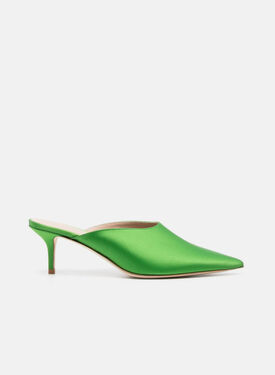 Scarosso Laura Green Black - Patent JUNEPUMP