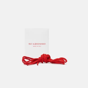 Scarosso Red laces Red - Cotton SHOELACE