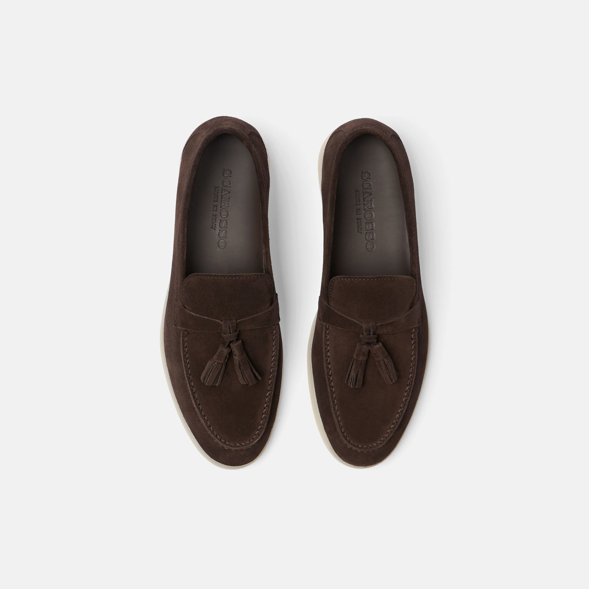 Scarosso Leandra Brown Suede Dark Brown - Suede LEANDRALOAF