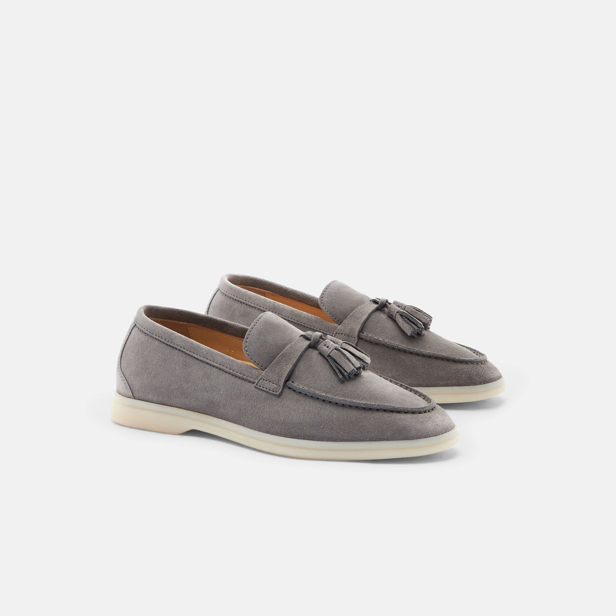 Scarosso Leandra Grey Suede Grey - Suede LEANDRALOAF