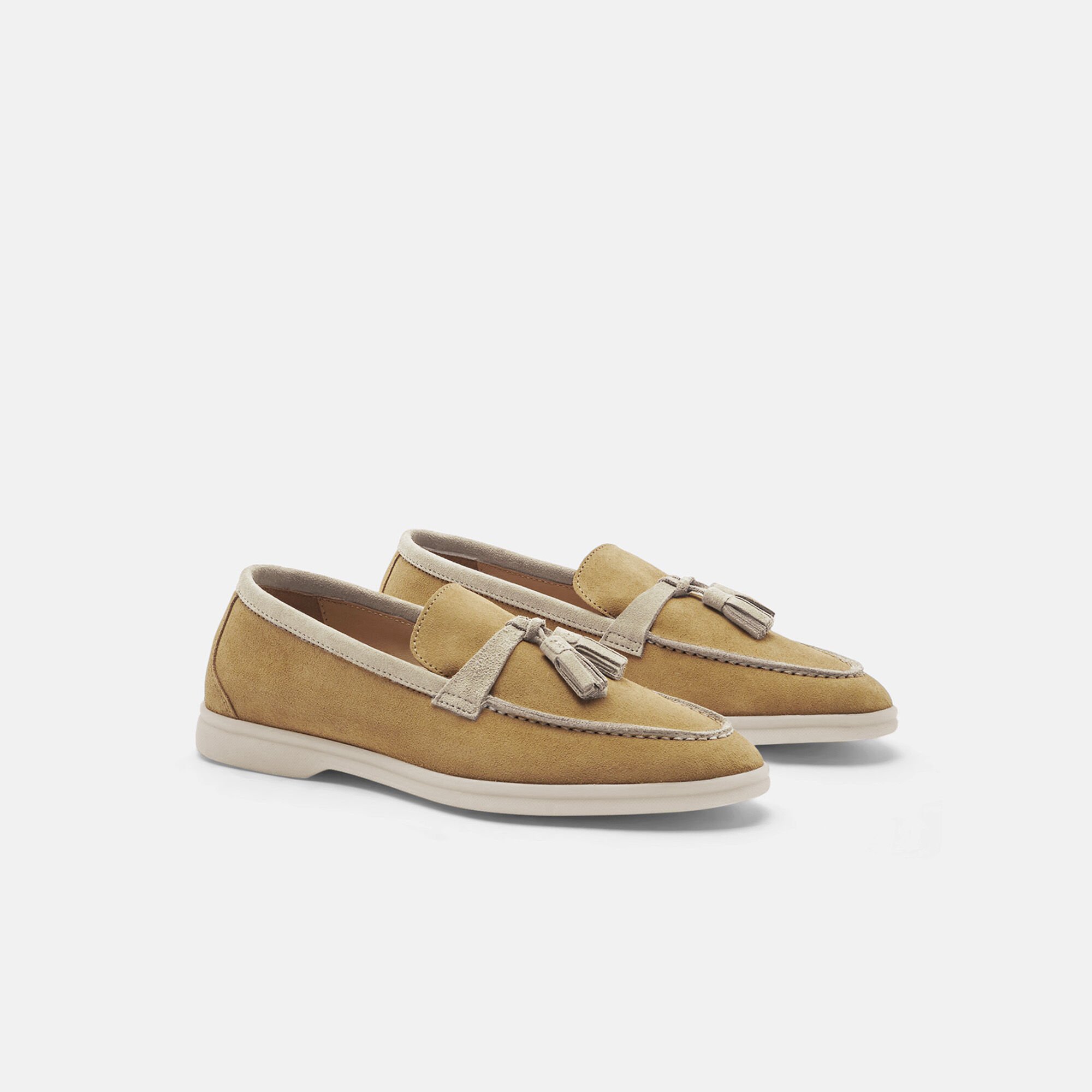 Scarosso Leandra Beige & Sand Suede Beige & Sand - Suede LEANDRALOAF