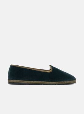 William IV Dark Grove Scarosso: Green - Velvet WILLIAMIVSLIP