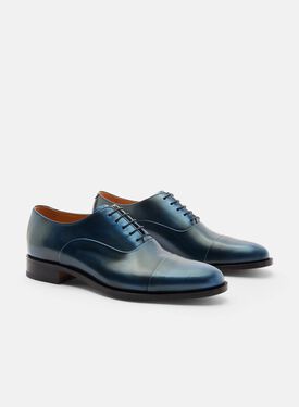 Lorenzo Blue Scarosso: Blue - Calf LORENZOOXFO