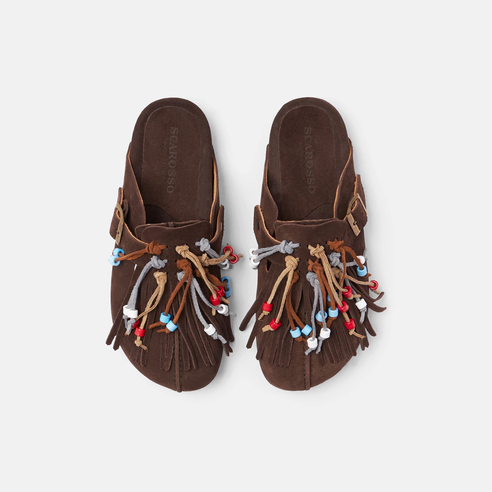 Scarosso Gea Brown Brown - Suede GEAMULE