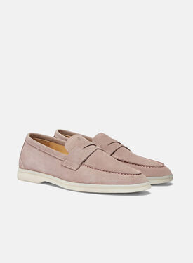 Luciana Pink Suede Scarosso: Pink - Suede LUCIANALOAF