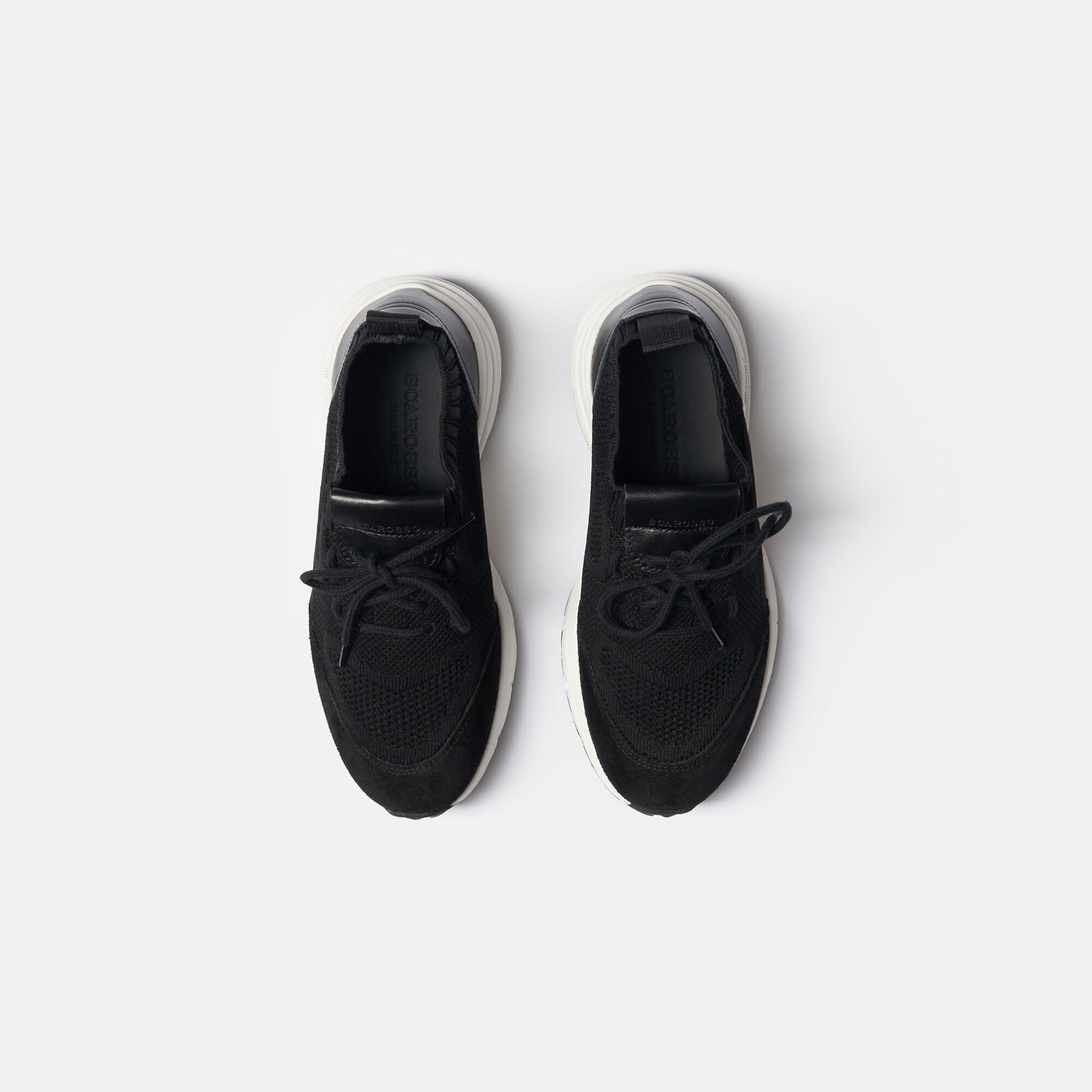 Scarosso Robbie Boy Black Black - Knit ROBBIEKSNEA