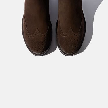 Keith Brown Suede Scarosso: Brown Suede Keith Brown Suede Scarosso: Brown Suede KEITHCHEL