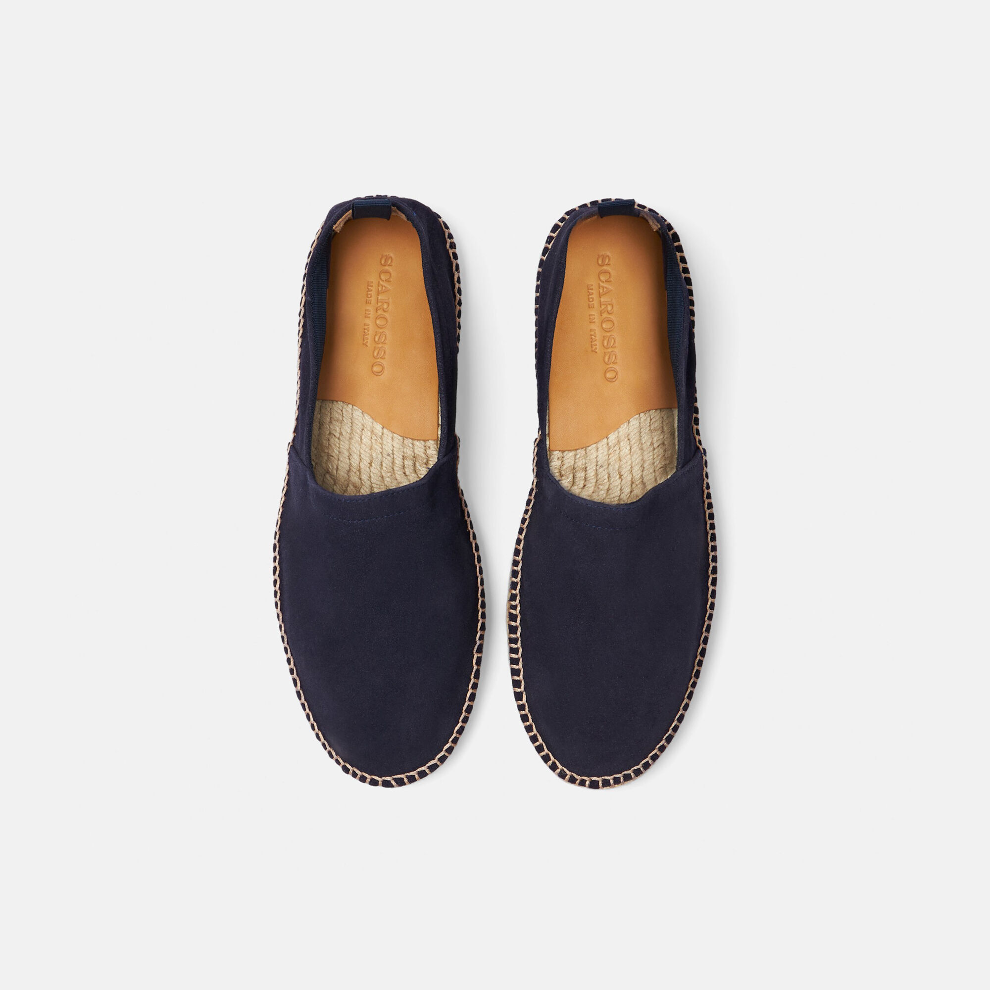 Pablo Blue Suede Espadrilles for Men Scarosso