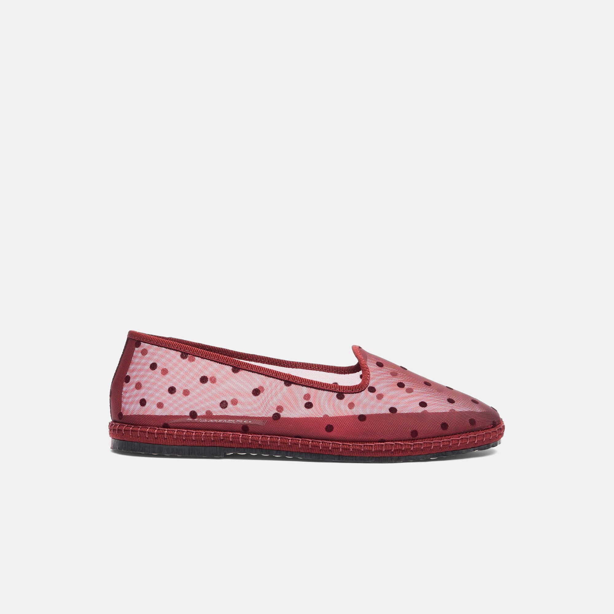 Scarosso Valentina Bordeaux Mesh  Bordeaux - Mesh VALENTINASLIP