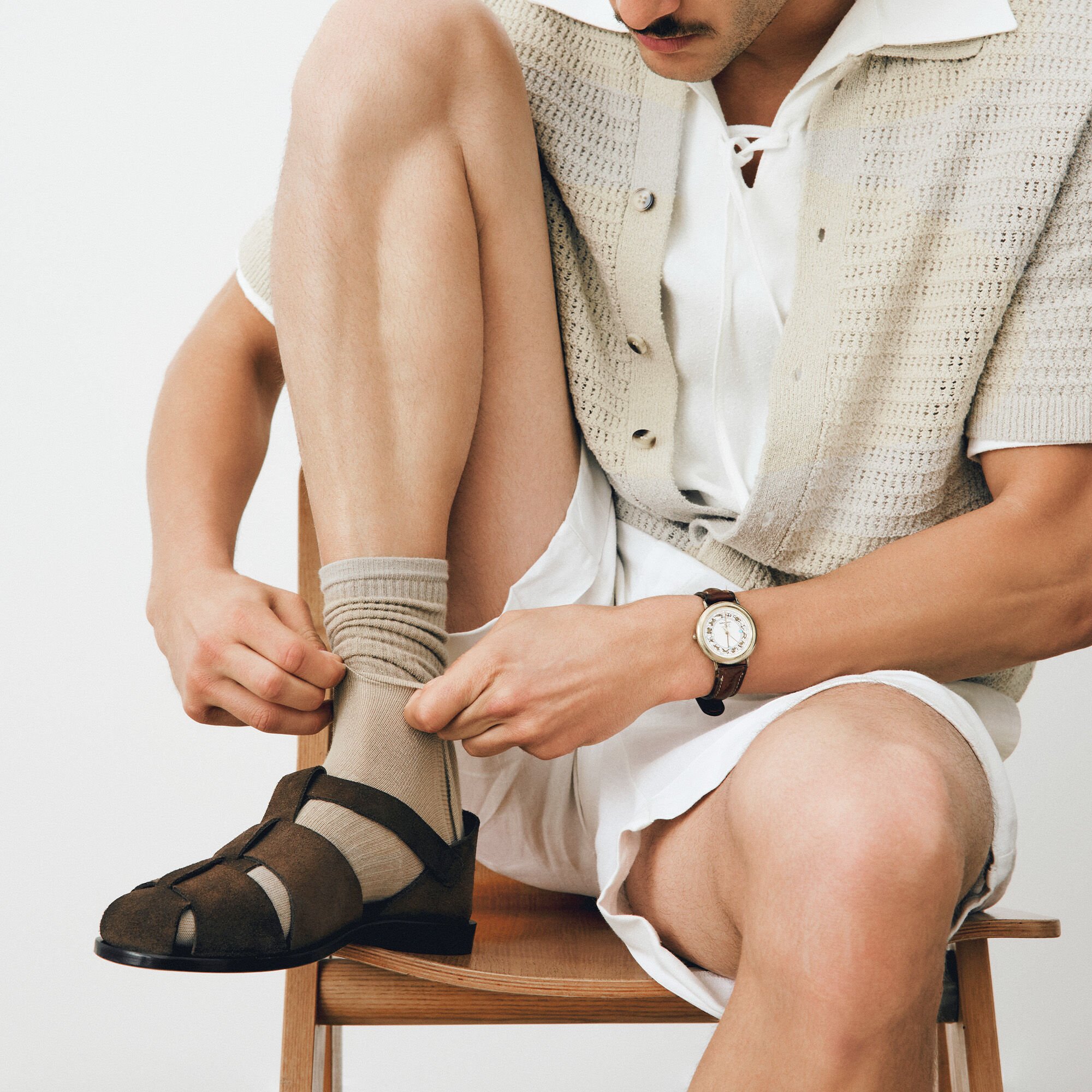 Scarosso Apollo Brown Suede Brown - Suede APOLLOSAND