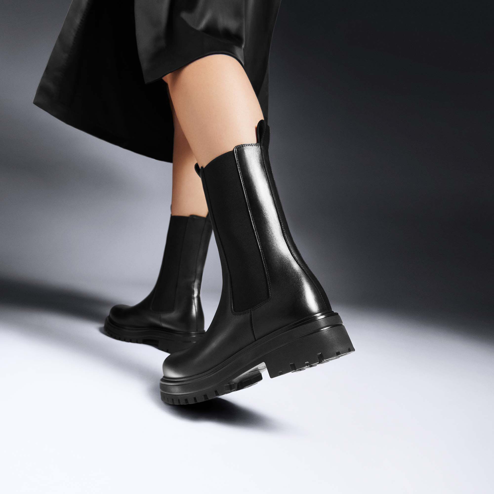 Scarosso Naomi Black Black - Calf NAOMICHEL