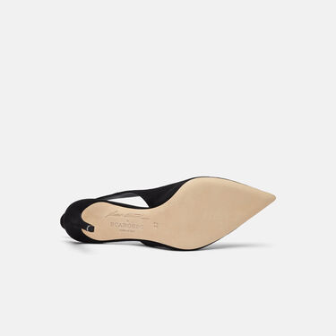 Scarosso Sutton Schwarz Veloursleder Schwarz - Veloursleder SUTTONPUMP