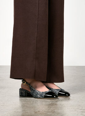 Coco Blau Tweed Scarosso: Blau - Tweed COCOPUMP