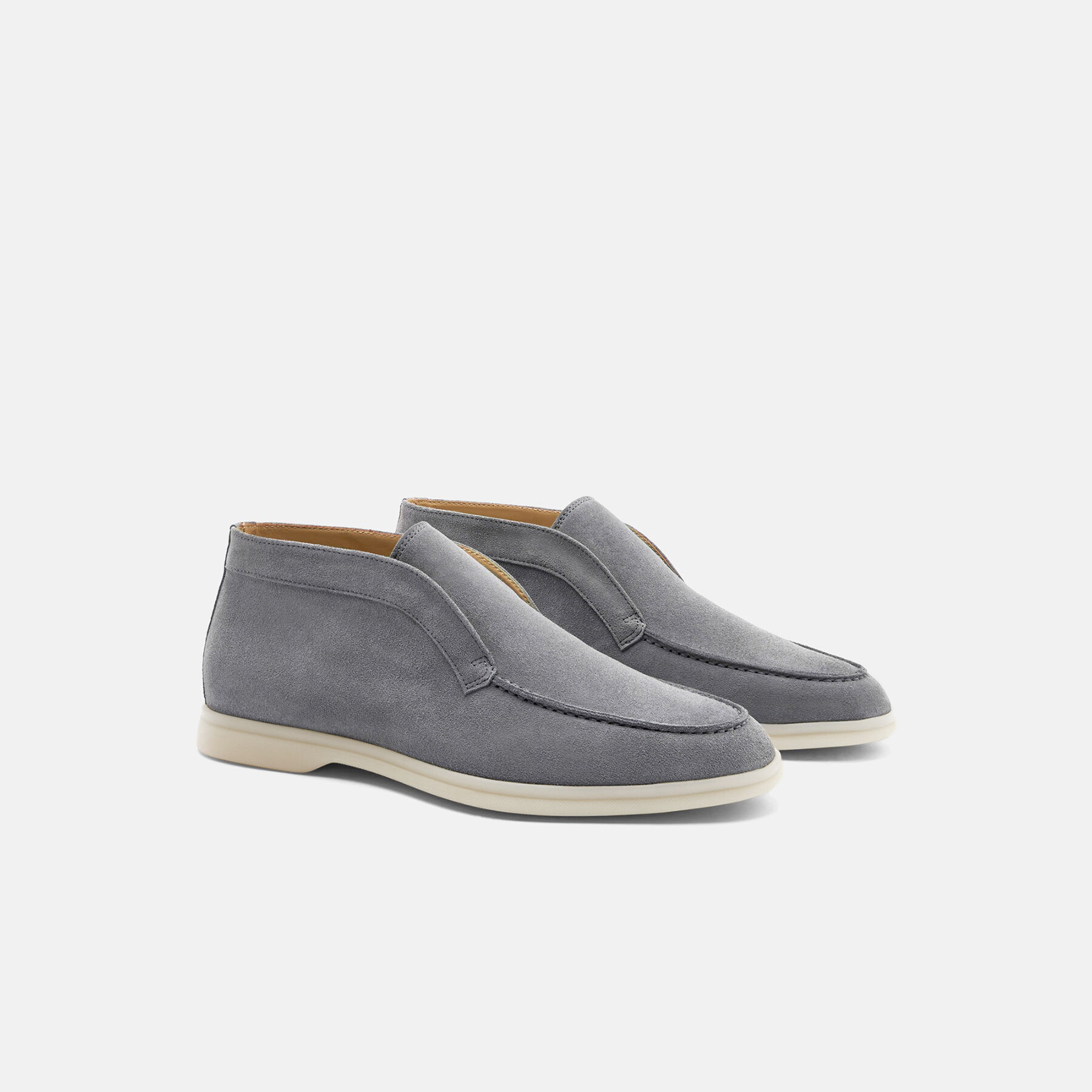 Scarosso Leonardo Grey Suede Grey - Suede LEONARDOANKL